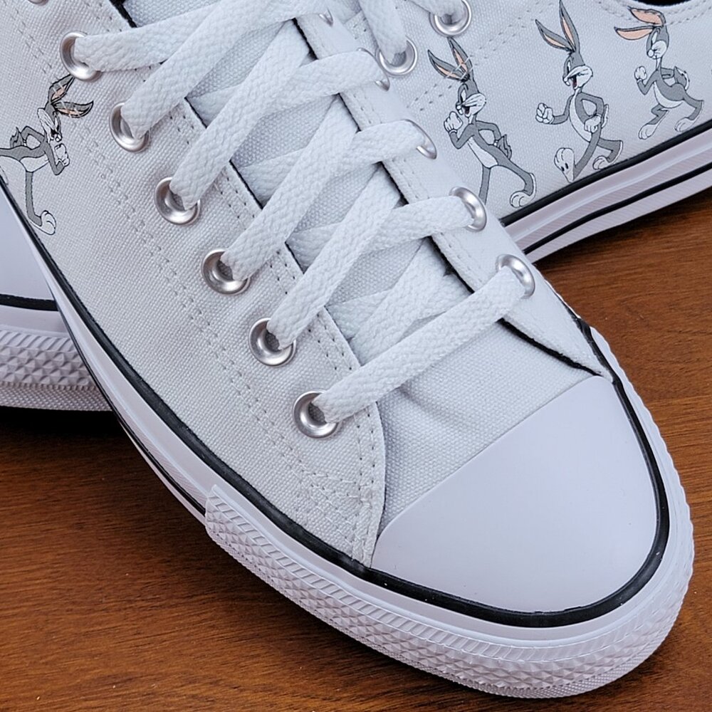 Converse x Bugs Bunny 80 Years CTAS Ox 169226F Grey/White/Black Multi Sizes Mens - Picture 7 of 14